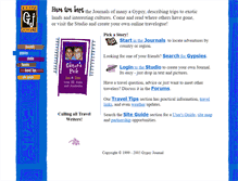 Tablet Screenshot of gypsyjournal.com